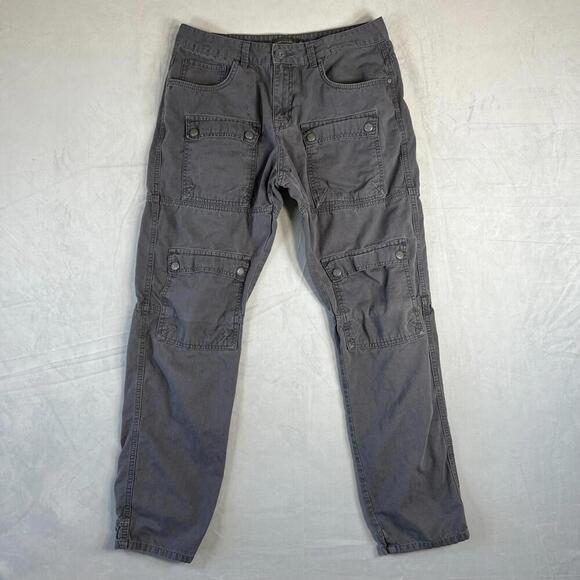 Other - Christian Audiger Cargo Pants Mens 34 Gray Military Y2K Pockets Ed Hardy Style
